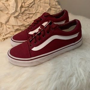 Maroon Vans
